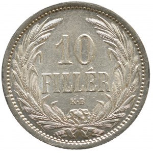 10 filler 1909 KB, sbírkový