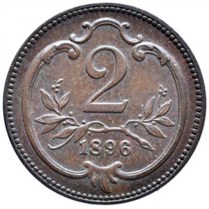 2 hal. 1896 b.z., patina