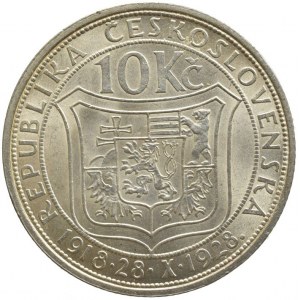 10 Kč 1928 T.G.Masaryk