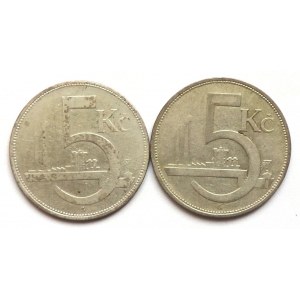 5 Kč 1930, 1931 2ks