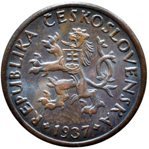 10 hal. 1937, krásná patina