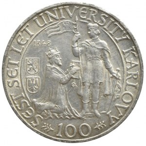100 Kč 1948 Karlova univ.