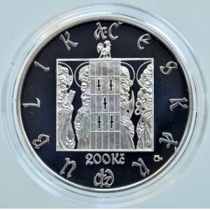 200 Kč 2010 - Staroměstský orloj, orig.etue, kapsle, certifikát