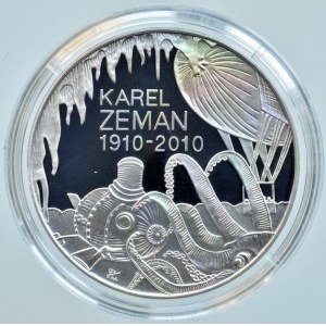 200 Kč 2010 - K.Zeman, orig.etue, kapsle, certifikát