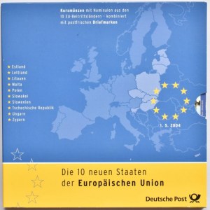 Sběratelská sada 10 nových zemí EU 1.5. 2004
