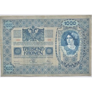 Rakousko-Uhersko, 1000 K 1902, série 36824, B. RU 11
