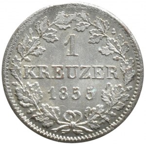 Bavorsko, Maximilian II. 1848 - 1864, 1 krejcar 1855