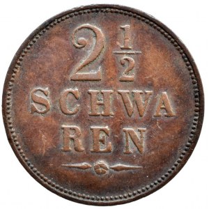 Brémy - město, 2 1/2 schwaren 1861
