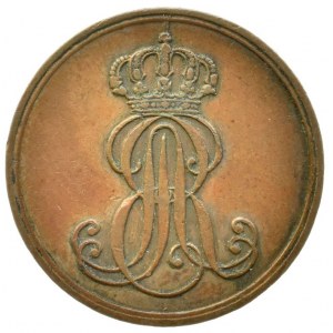 Hannover, Ernst August 1837-1851, 1 pfennig 1846 B, AKS 129