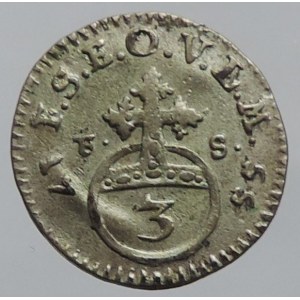 Sasko, Weimar-Eisenach, Friedrich III. 1748-1758, 3 fenik 1755 FS