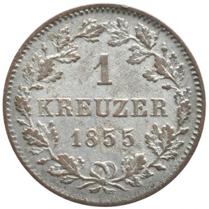 Württemberg, Wilhelm I. 1816-1864, 1 krejcar 1855