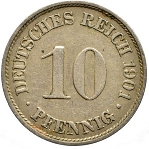 10 pfennig 1901 A