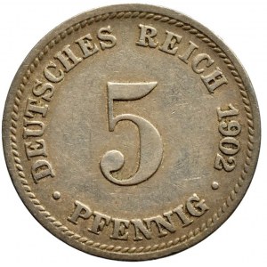 5 pfennig 1902 D