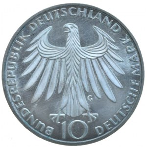 Spolková republika Německo, 10 Marka 1972 G - OH Mnichov - sportovci
