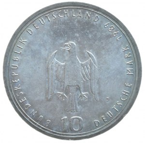 Spolková republika Německo, 10 Marka 1989 J - Hamburg
