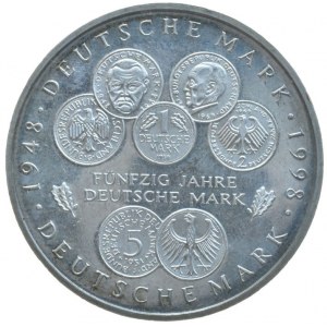 Spolková republika Německo, 10 Marka 1998 F - na 50 let marky