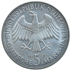 Spolková republika Německo, 5 Marka 1967 F - Humboldt