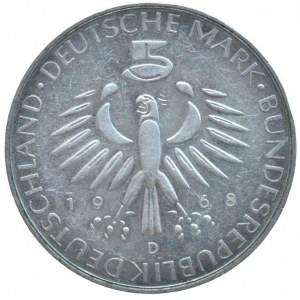 Spolková republika Německo, 5 Marka 1968 D - Pettenkofer