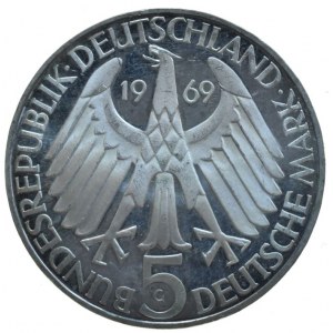 Spolková republika Německo, 5 Marka 1969 G - Fontane