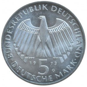 Spolková republika Německo, 5 Marka 1973 G - Parlament