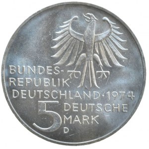 Spolková republika Německo, 5 Marka 1974 D - Kant