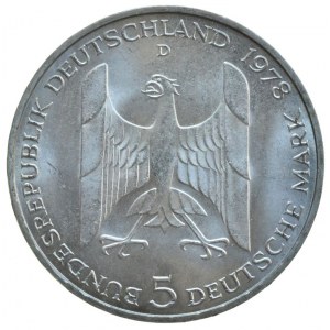 Spolková republika Německo, 5 Marka 1978 D - Stresemann