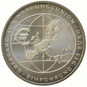 Německo 1990-, 10 Euro 2002 F - přechod na Euro měnu KM# 215
