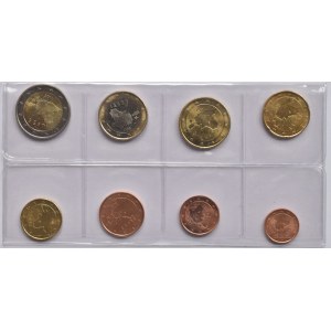 Estonsko, Estonsko - sada 1, 2 euro, 1, 2, 5, 10 20, 50 cent 2011, plast.obal