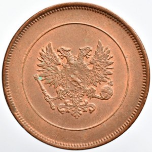 Finsko pod Ruskem, Mikuláš II. 1894 - 1917, 10 pennia 1917, KM# 14