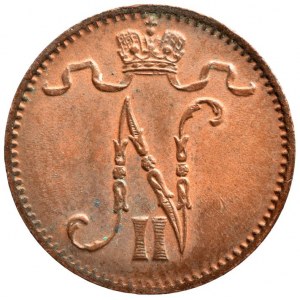 Finsko pod Ruskem, Mikuláš II. 1894 - 1917, 1 penni 1913, KM# 13