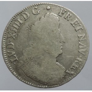 Francie, Ludvík XIV. 1643-1715, 1/2 Ecu 1693 W Lille
