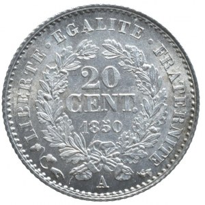 Francie, II.republika 1848 - 1852, 20 centimes 1850 A, Paříž