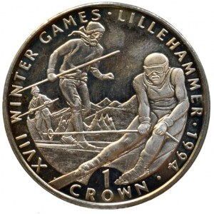 Gibraltar, 1 crown 1993, KM# 148