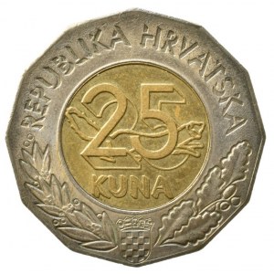 Chorvatsko, 25 kuna 1997, KM# 49