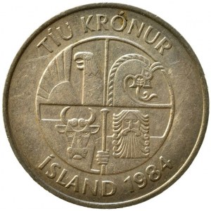Island republika, 10 kronur 1984