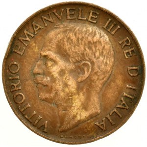 Itálie, Viktor Emanuel III. 1900-1946, 5 centesimi 1919, KM# 59, hr.