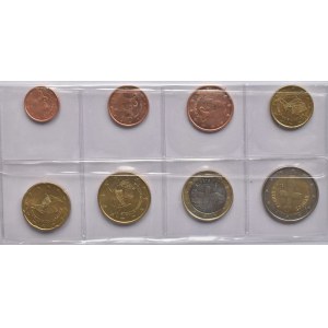 Kypr republika, Kypr - sada 1, 2 euro, 1, 2, 5, 10 20, 50 cent 2008, plast.obal