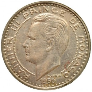 Monako, 100 francs 1950, KM# 133