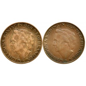 Nizozemí, Wilhelmina I. 1890-1948, 5 cents 1948, 2 ks