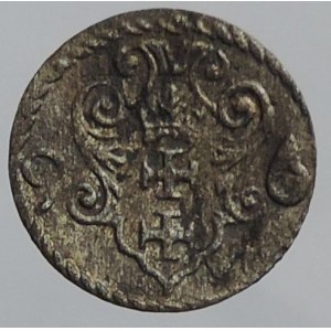 Polsko, Zikmund III. Vasa 1587-1632, denár 1596 Gdaňsk, Kopicki 7462, krásný