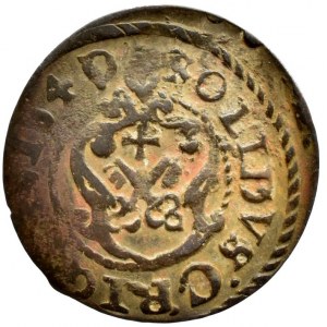 Polsko pod Švédskem, Kristína 1632 - 1654, 1 solidus 1640 Riga, nep.ned.
