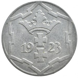 Posko, Gdaňsk - město (Danzig), 10 pfennig 1923, KM# 143