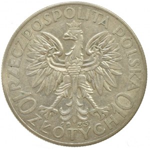 Polsko 1918-1939, 10 zlotých 1933, Parchimowicz 120c