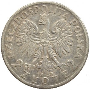 Polsko 1918-1939, 2 zloté 1933, Parchimowicz 110b