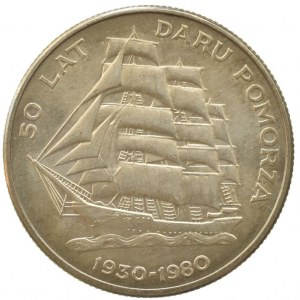 Polsko 1939-1990, 20 złotých 1980, 50 lat Daru Pomorza