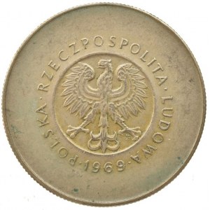 Polsko 1939-1990, 10 złotych 1969, 25. rocznica PRL