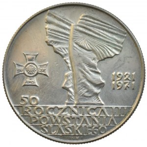 Polsko 1939-1990, 10 zlotých 1971, 50. výročí Slezského povstání