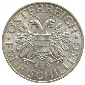 Rakousko - republika, 5 schilling 1934