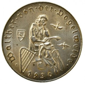Rakousko - republika, 2 Schilling 1930 - Vogelweide KM# 2845