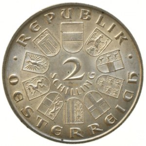 Rakousko - republika, 2 Schilling 1930 - Vogelweide KM# 2845